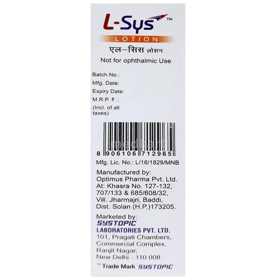 l sys 30 ml lotion 30 ml